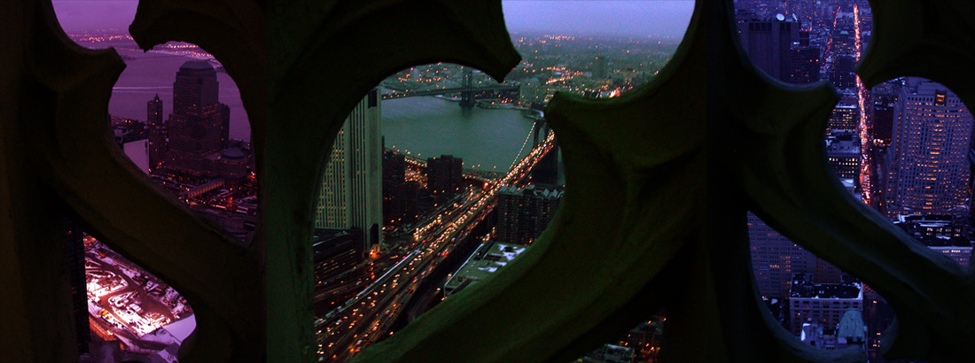 From the Woolworth Spire Triptych